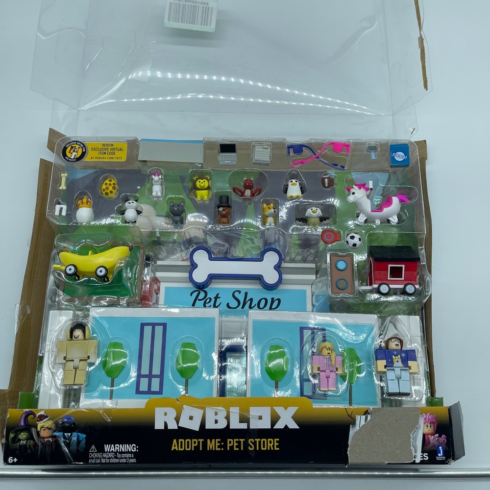 Roblox Adopt‎ Me Pet Store Playset Figures Accessories Exclusive Virtual Item